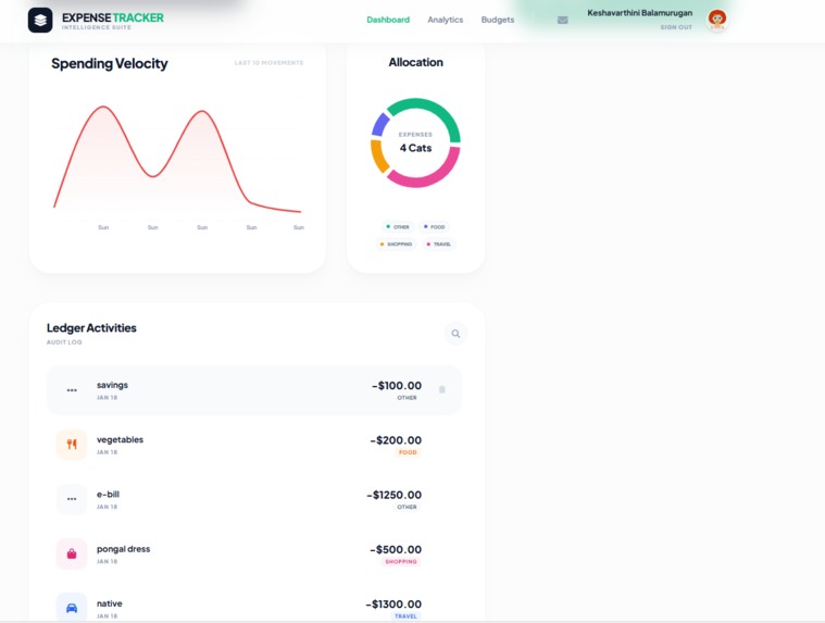 Student Expense Tracker – screenshot 3