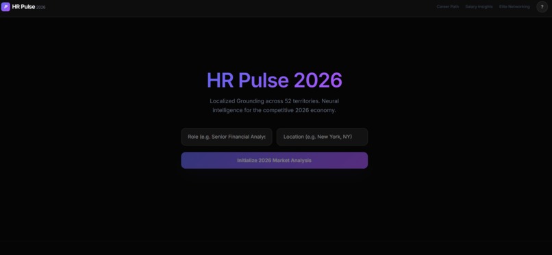 HR Pulse 2026 - Neural Career Intelligence Agent – screenshot 1