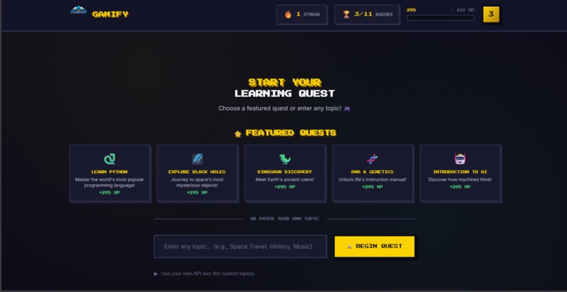 Gamify  – screenshot 1