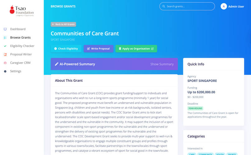 GrantMatch AI – screenshot 3