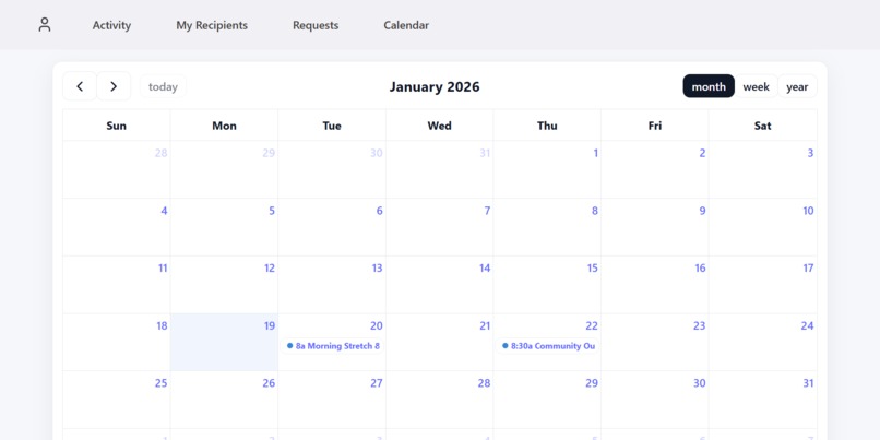 Activity Sign-up System – screenshot 3