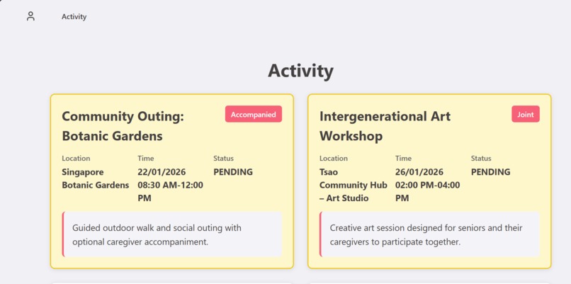 Activity Sign-up System – screenshot 4