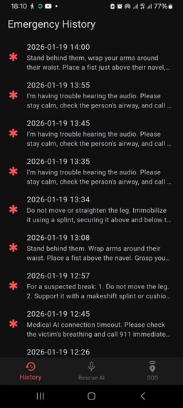 Rescue Assistant – screenshot 2