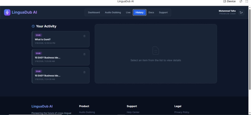 LinguaDub AI – screenshot 3