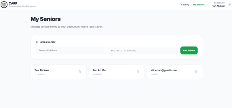 CARP – screenshot 1