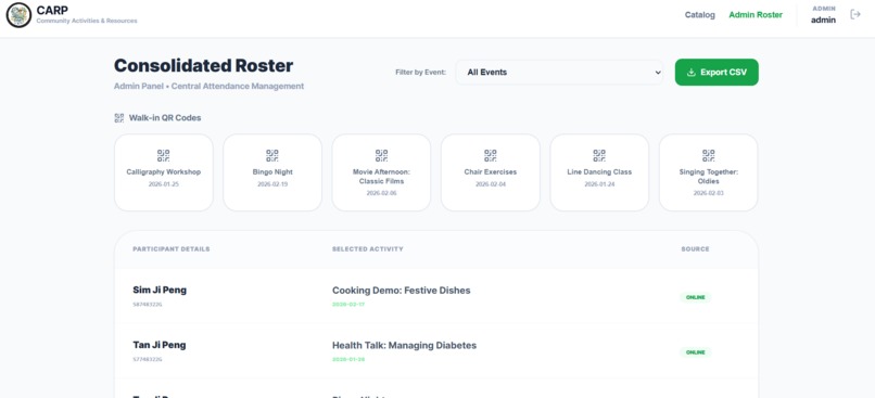 CARP – screenshot 2