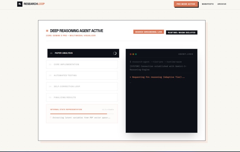 ResearchLoop – screenshot 2