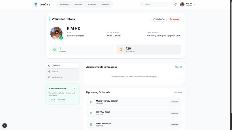 JomCare – screenshot 2