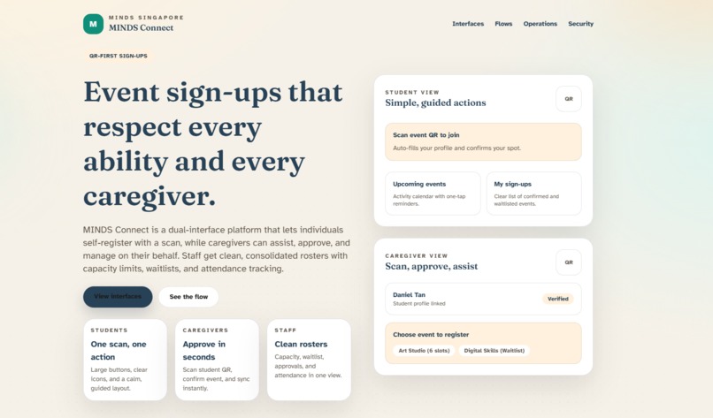 MINDS Connect – screenshot 1
