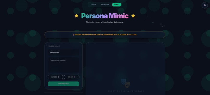 Diplomacy Filter and Persona Mimicker – screenshot 2