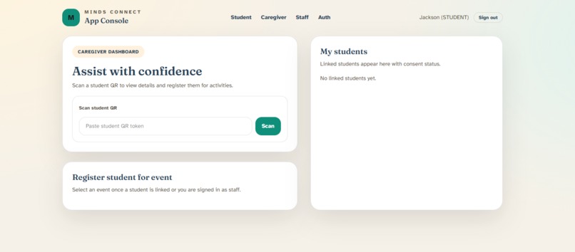 MINDS Connect – screenshot 3