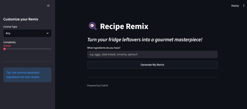 Recipe Remix – screenshot 1