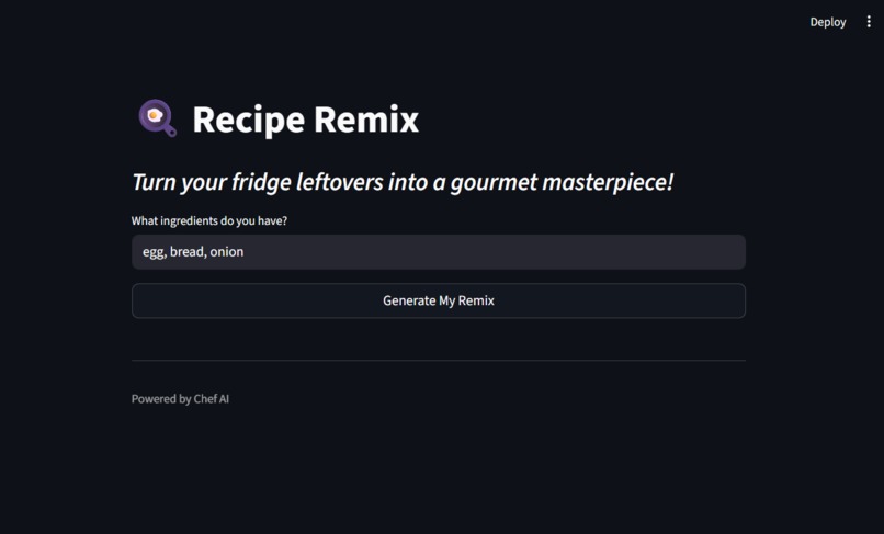 Recipe Remix – screenshot 3