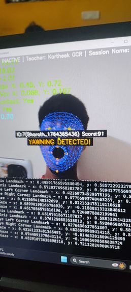 Real-Time AI Classroom Engagement Monitoring System  – screenshot 1