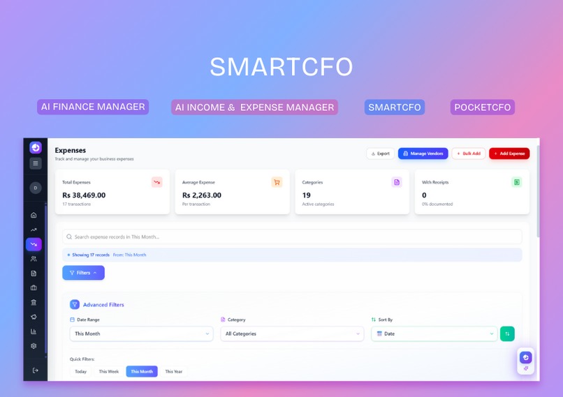 SmartCFO – screenshot 2