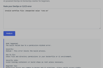 ExplainMyPipeline – AI DevSecOps Guide for Beginners