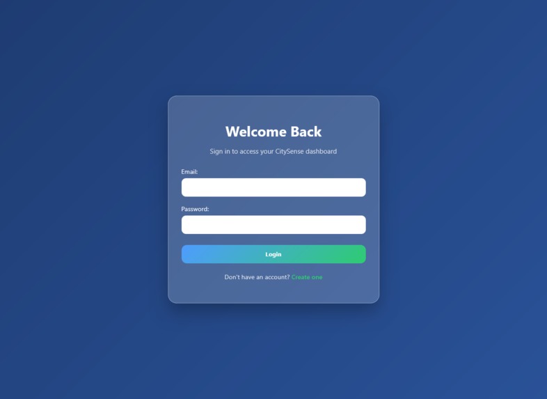 CitySense – screenshot 1