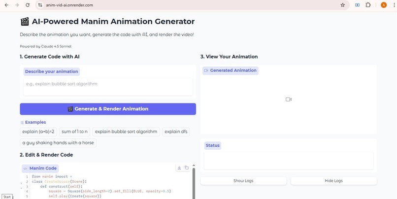 Anim-Vid-AI – screenshot 1