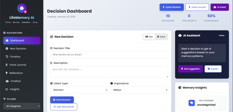 Lifememory AI – screenshot 1