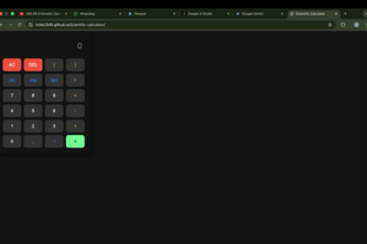 Scientific calculator