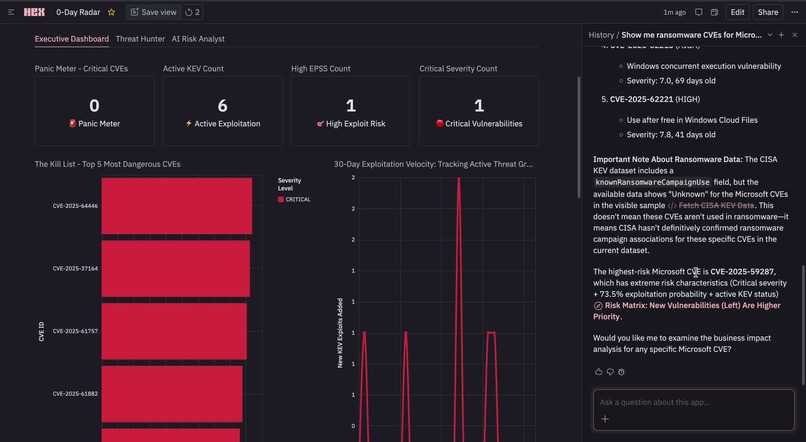 0-Day Radar – screenshot 2