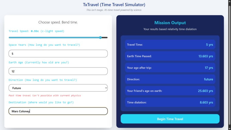 TxTravel – screenshot 1