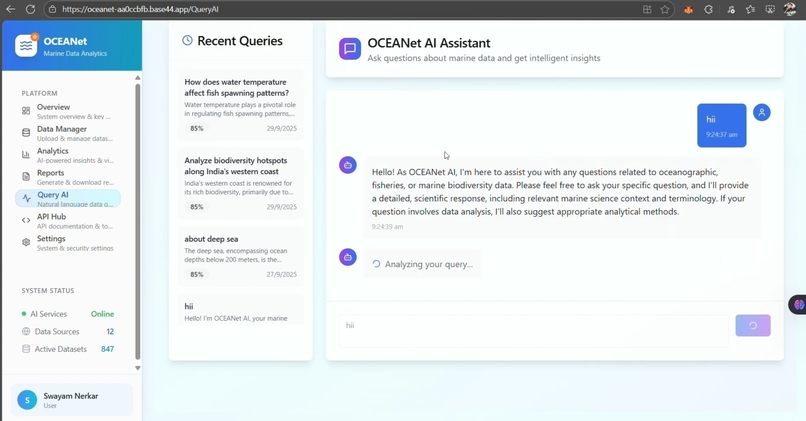 OCEANet' – Oceanic Data & Ecosystem Analytics Network – screenshot 5