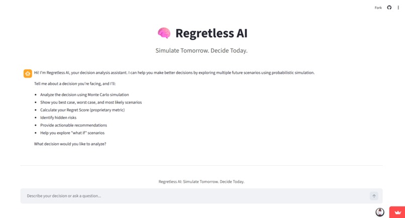 Regretless AI – screenshot 4