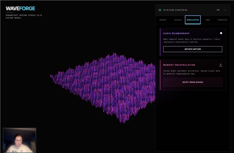 WaveForge: AI-Powered Somatic 3D Design Studio – screenshot 4