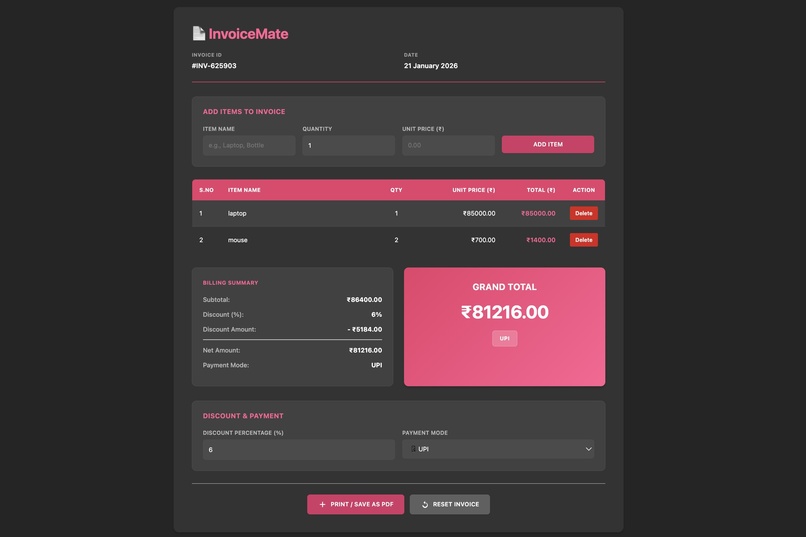 InvoiceMate – screenshot 3