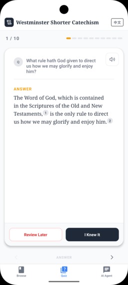 Westminster Shorter Catechism – screenshot 4