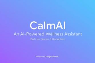 CalmAI Gemini  Tagline