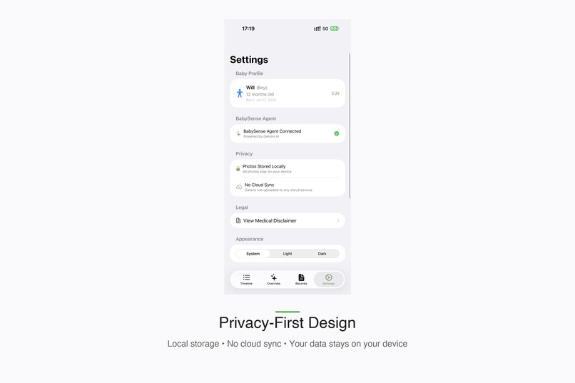 NurtureLens powered by the BabySense Agent – screenshot 5