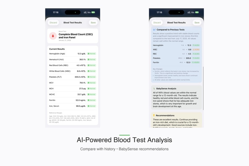 NurtureLens powered by the BabySense Agent – screenshot 2
