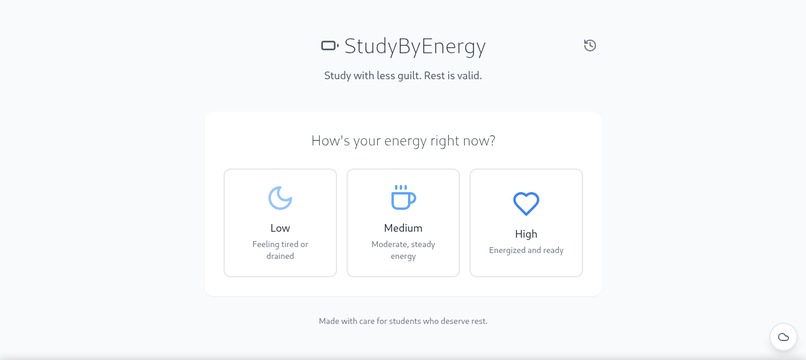 StudyByEnergy – screenshot 1