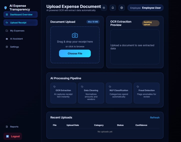 AI-Powered NGO Financial Transparency – screenshot 2