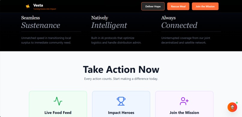 Vesta - Turning excess into impact – screenshot 2
