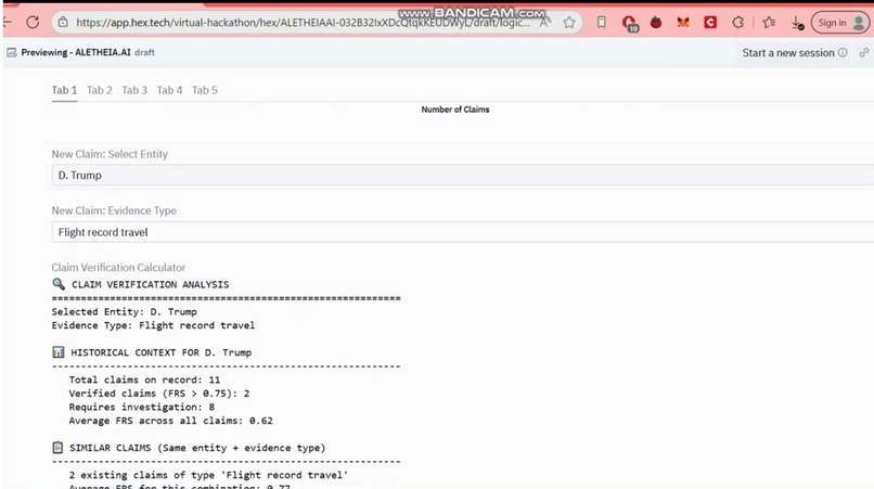 ALETHEIA AI:Redaction-Aware Timelines, Provenance, and Leads – screenshot 8