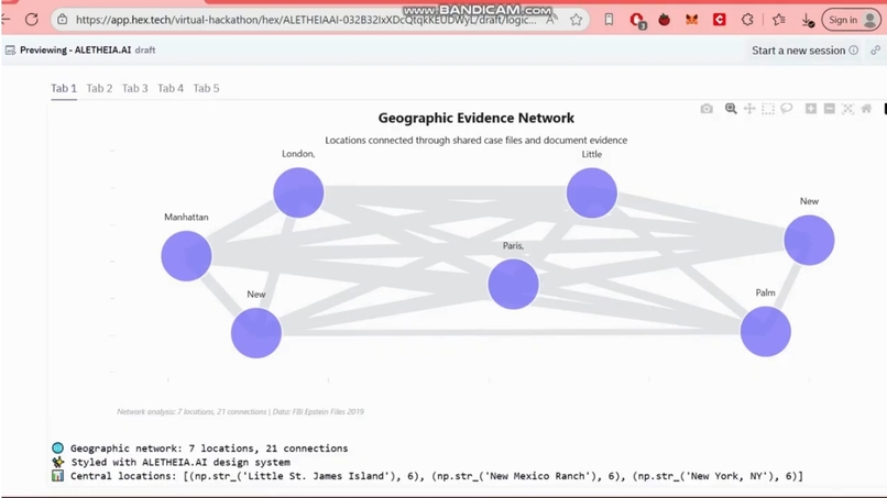ALETHEIA AI:Redaction-Aware Timelines, Provenance, and Leads – screenshot 10