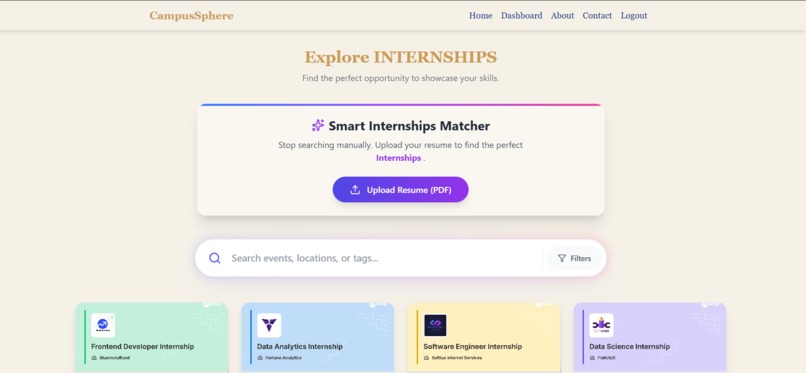 CampusSphere AI – screenshot 1