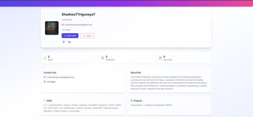 CampusSphere AI – screenshot 2