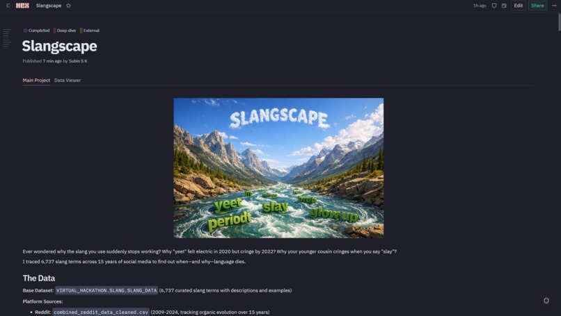 Slangscape – screenshot 1