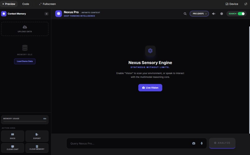 Nexus Research – screenshot 2