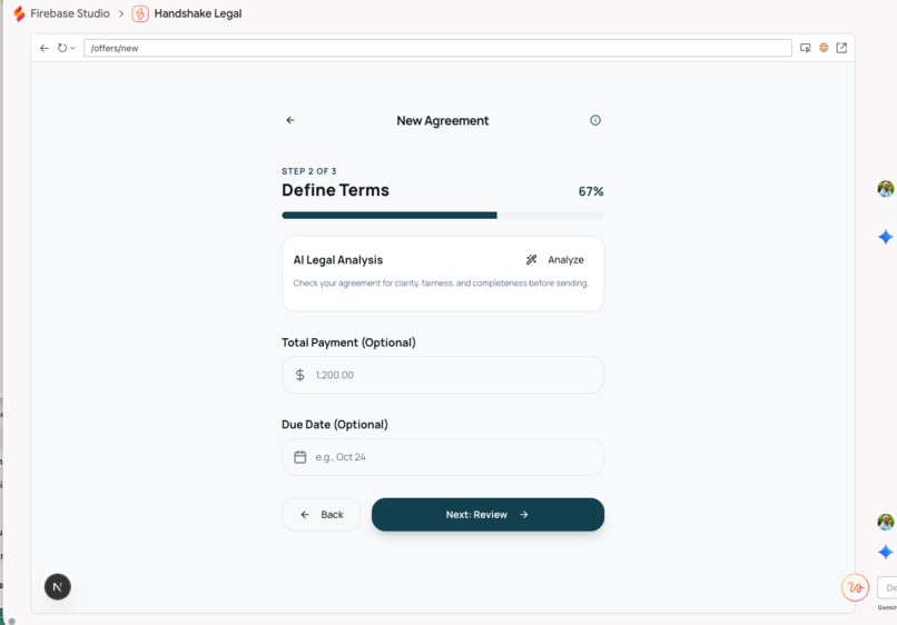 Handshake - Simple Agreements  – screenshot 1