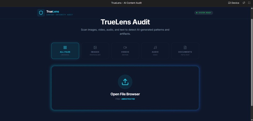 TrueLens - AI Content Audit – screenshot 1