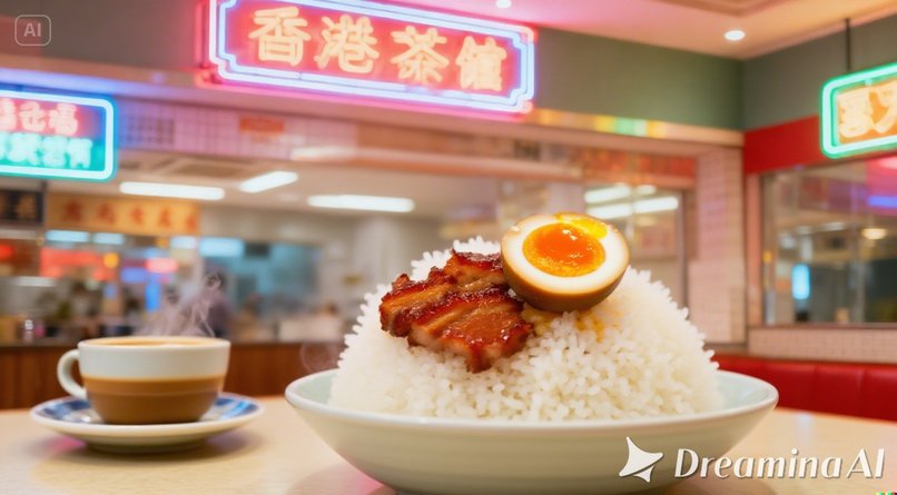 Romantic Milk Tea, Char Siu & Salted Egg Rice - Music Video – screenshot 1