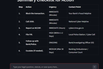 Legal Assistant Chatbot