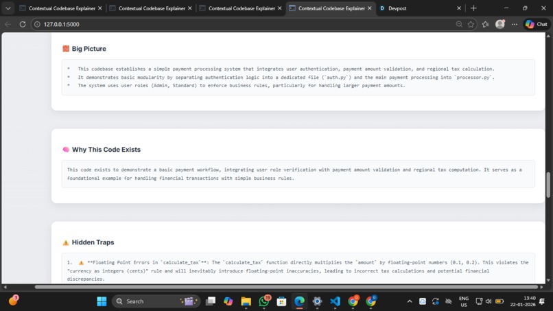 Contextual Codebase Explainer – screenshot 3