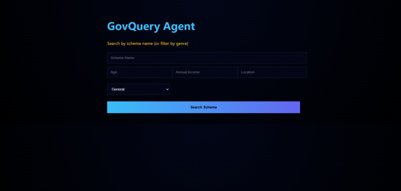 GovQuery – screenshot 1