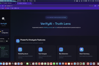 VerifyAI – Truth Lens
